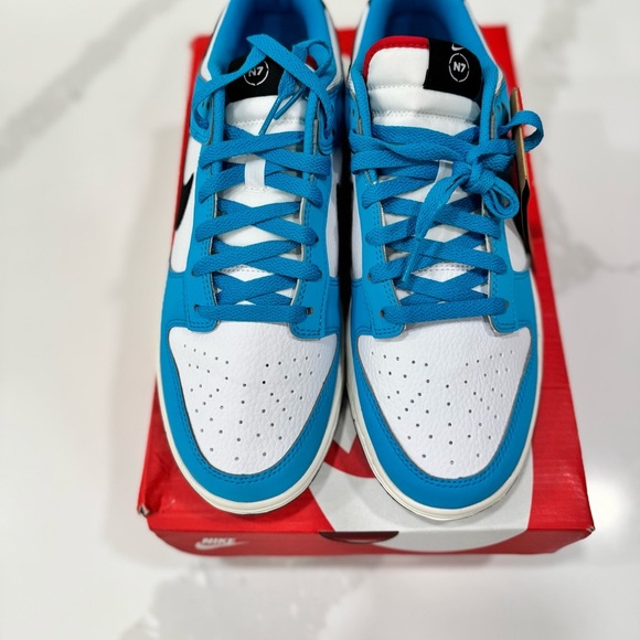 Nike Dunk Low N7 in Turquoise and Black - Picture 5 of 7